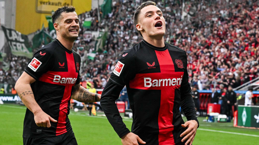 Lupenreiner Hattrick: Florian Wirtz besiegelte Leverkusens erste Deutsche MEisterschaft.