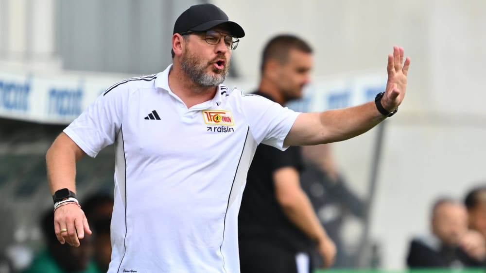 Unions Trainer Baumgart sah einen schwachen Auftritt seiner Mannschaft.