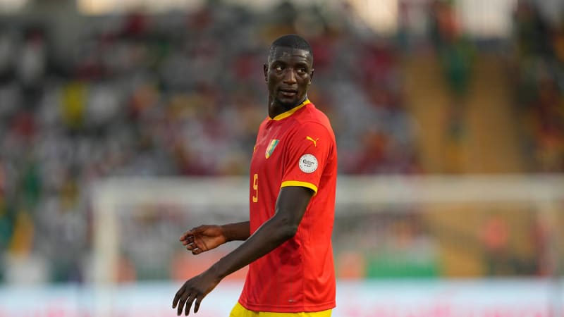 African Cup of Nations Group C: Guinea vs Senegal 2024 January 23 2024: Serhou Yadaly Guirassy (Guinea) during a African Cup of Nations Group C game, Guinea vs Senegal, at Stade Charles Konan Banny, Yamoussoukro, Ivory Coast. Kim Price CSM (Credit Image: Â Kim Price Cal Media) Yamoussoukro Yamoussoukro Ivory Coast EDITORIAL USE ONLY Copyright: xx ZUMA-20240123_zma_c04_009.jpg KimxPricex csmphotothree226366