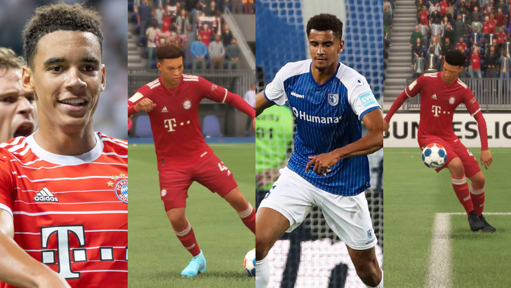 10 Bayern-Talente in FIFA 22 und im echten Leben