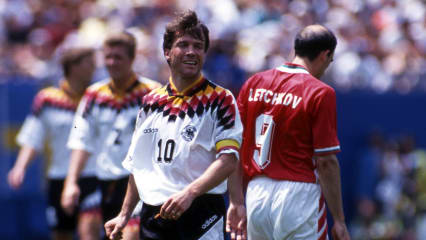 Lothar Matthäus schied als Libero mit Deutschland bei der WM 1994 aus.