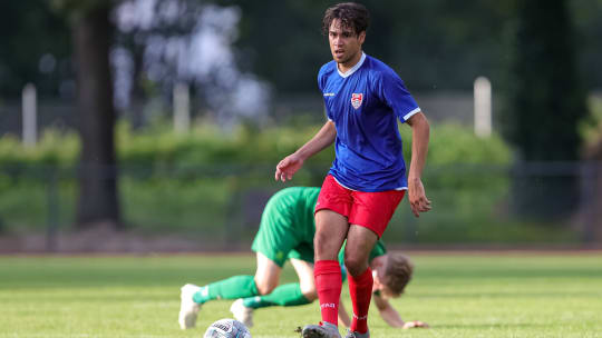 Leon Augusto kam wie die beiden weiteren Neuzugänge bereits im letzten Testspiel des KFC gegen Teutonia St. Tönis (1:1) zum Einsatz.