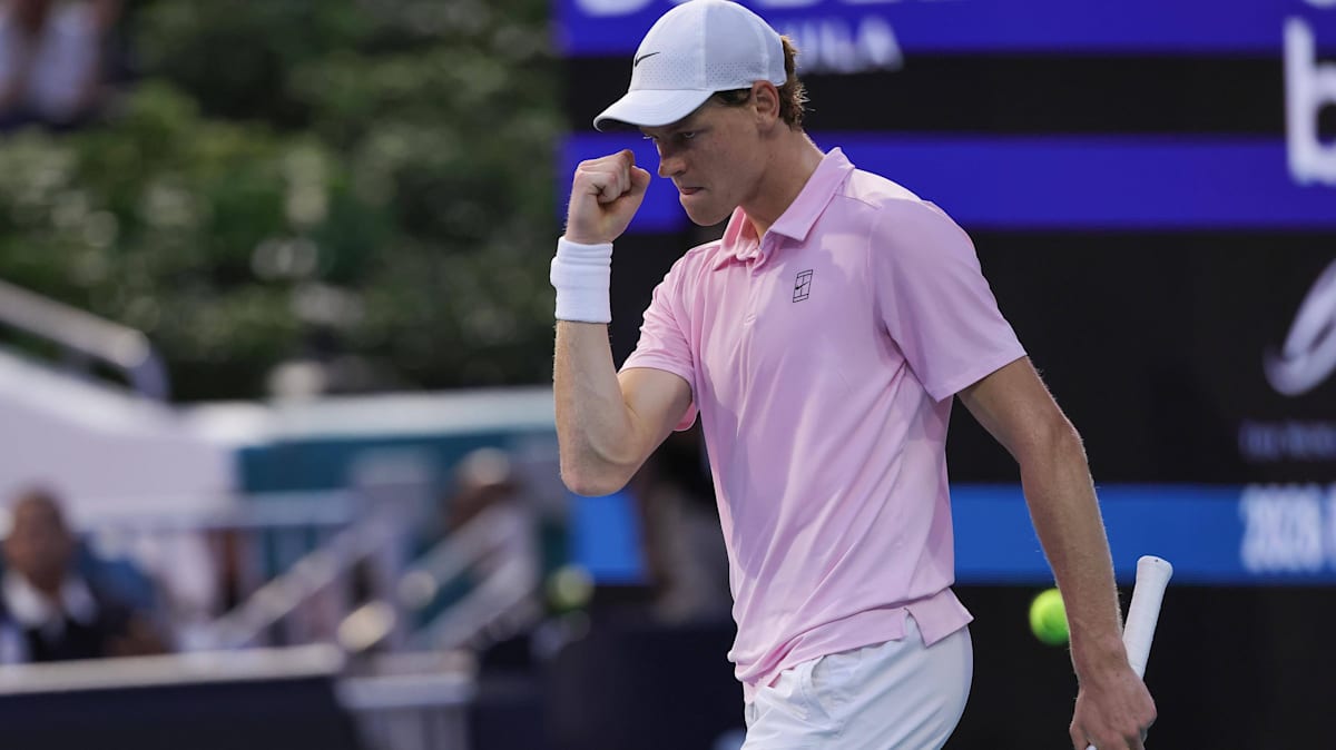 Im Regen von Miami: Sinner besiegelt besonderes Sunshine Double