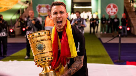 National nicht zu bezwingen: Alejandro Grimaldo und Bayer 04 Leverkusen.