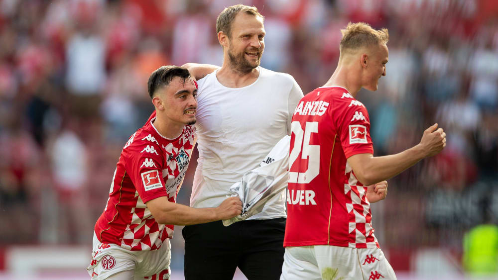 Durften am 1. Spieltag gemeinsam jubeln: Paul Nebel, Bo Svensson und Niklas Tauer.