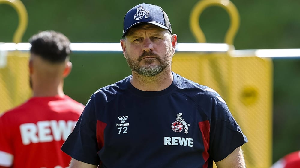 Sah einiges, was missfiel: Kölns Trainer Steffen Baumgart.