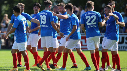 Am Ende der Saison soll der Oberliga-Aufstieg stehen: Der VfR Mannheim ist überzeugt, dass der aktuelle Kader so gut wie lange nicht mehr zusammengestellt ist.