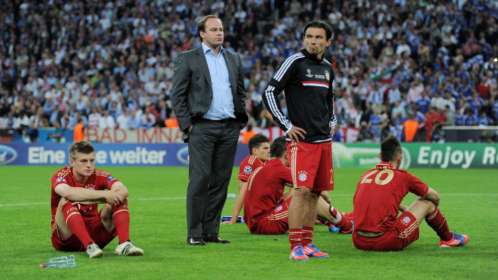 Das "Fiasko dahoam": Kurz darauf war Christian Nerlinger nicht mehr Sportdirektor des FC Bayern.