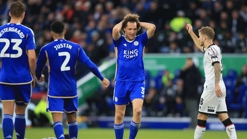 Zum Haareraufen: Wout Faes patzte mit Leicester gegen den FC Middlesbrough.