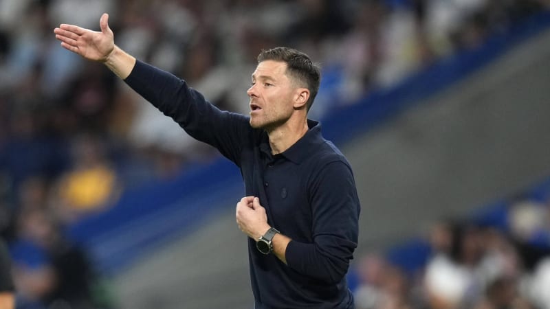 Al Madrid 30 08 2025 - Liga Real Madrid-Mallorca foto Alfaqui Image nella foto: Xabi Alonso PUBLICATIONxNOTxINxITA