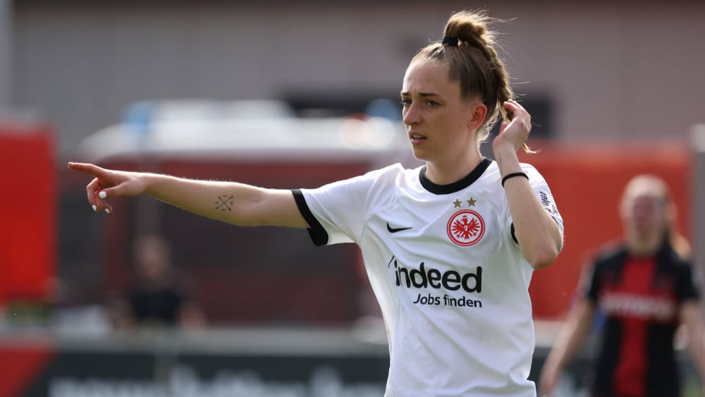 Wegweisende Entscheidung: Eintracht Frankfurt kann auch in Zukunft auf Sophia Kleinherne bauen.