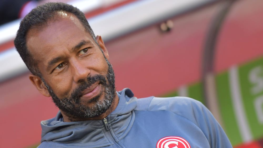 Optimistisch vor dem Spitzentanz beim HSV: Fortuna-Trainer Daniel Thioune.