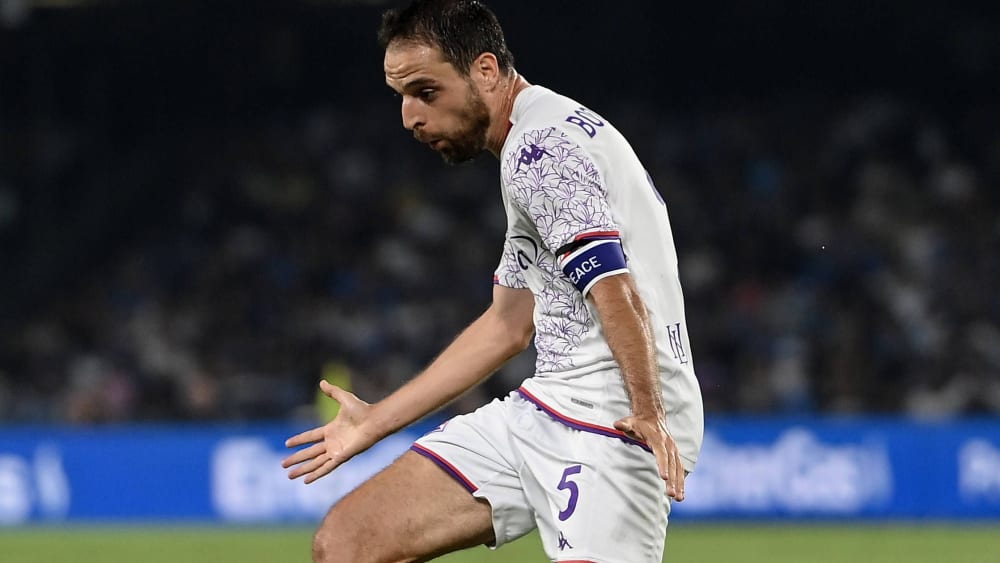 Tanzte nach seinem 2:1 in Neapel auf ungewöhnliche Art und Weise: AC-Kapitän Giacomo Bonaventura.