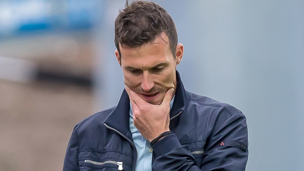 KSC-Coach Christian Eichner muss die Mischung aus "Risiko und Achtsamkeit" finden.