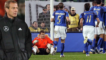 Jürgen Klinsmann erlebte kurz vor der WM 2006 mit der DFB-Elf einen herben Rückschlag.