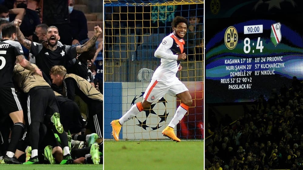 Die Gruppenphase der Champions League lieferte einige besondere Momente.
