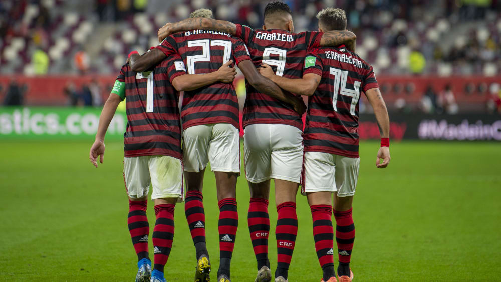 Gutes Teamwork: Flamengo dreht nach der Pause auf und schafft noch den Finaleinzug.