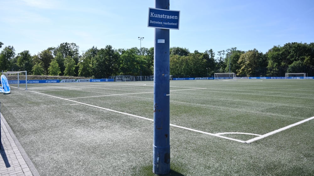 Kunstrasenplatz von Schalke 04.