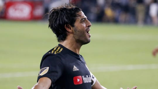 Mit 34 Saisontoren Rekordtorschütze der MLS: Carlos Vela.