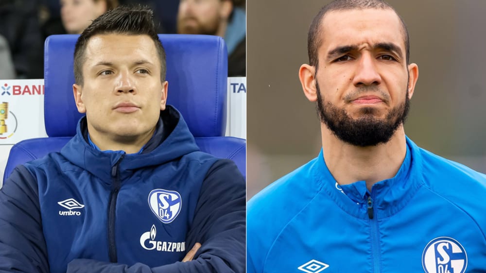 Weiter bei Schalke? F&#252;r Yevhen Konoplyanka (l.) und Nabil Bentaleb finden sich nur schwer Abnehmer. 