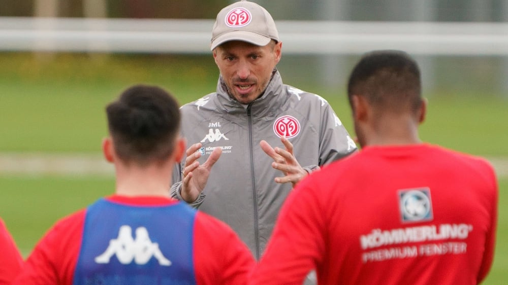 Mainz-Coach Jan-Moritz Lichte will im Kellerduell gegen Schalke die Wut im Training in positive Energie umwandeln.