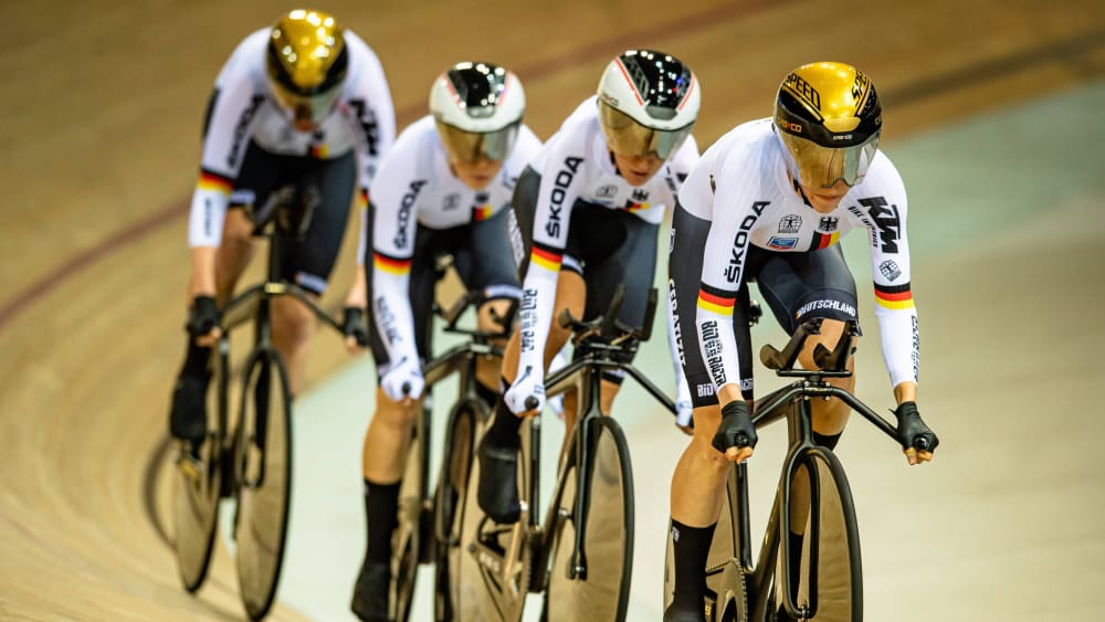 Der deutsche Bahnrad-Vierer der Frauen verpasste mit der sechstschnellsten Zeit bei der WM das kleine Finale.&nbsp;