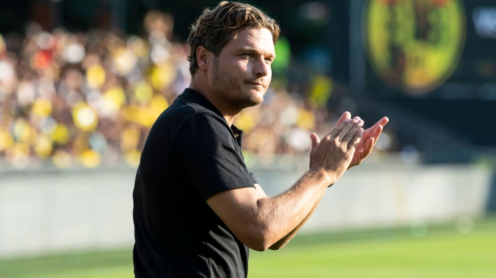 Hat noch eine Menge Arbeit vor sich: Dortmunds Trainer Edin Terzic.