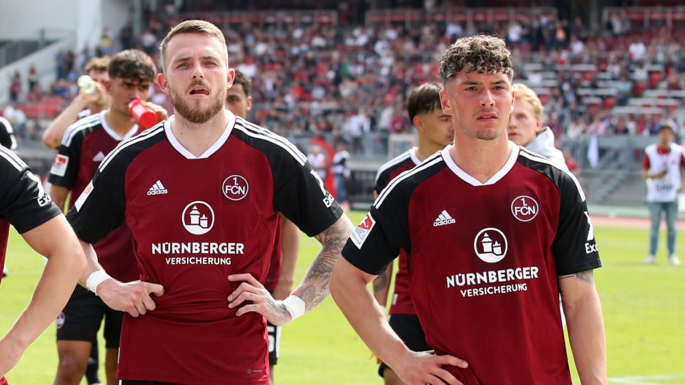Jannes Horn und Taylan Duman (v.l.) fehlen dem 1. FC Nürnberg vorerst.
