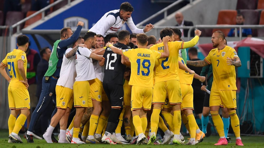 Grund zum Feiern: Mit dem 2:1-Sieg gegen Israel löst Rumänien das EM-Ticket.