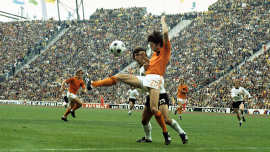 Auch Gerd Müller machte seine Mannschaft: Wim Suurbier im WM-Finale 1974.