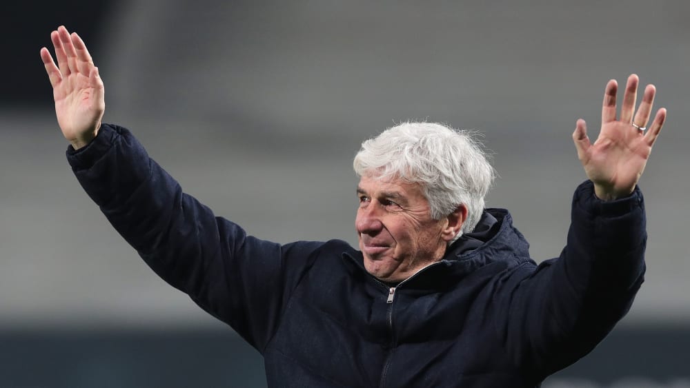 Der Auftritt seiner Mannschaft sorgte bei Atalanta-Coach Gian Piero Gasperini für ein breites Lächeln.