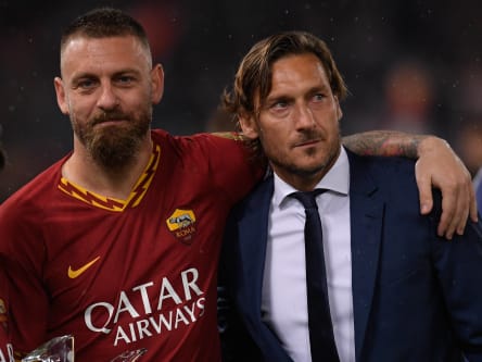 Daniele de Rossi (links) und Francesco Totti