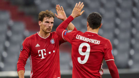 Jagd auf den nächsten Titel: Leon Goretzka und Robert Lewandowski.