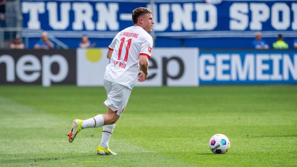 Augsburgs Pep Biel kommt der Startelf immer näher.