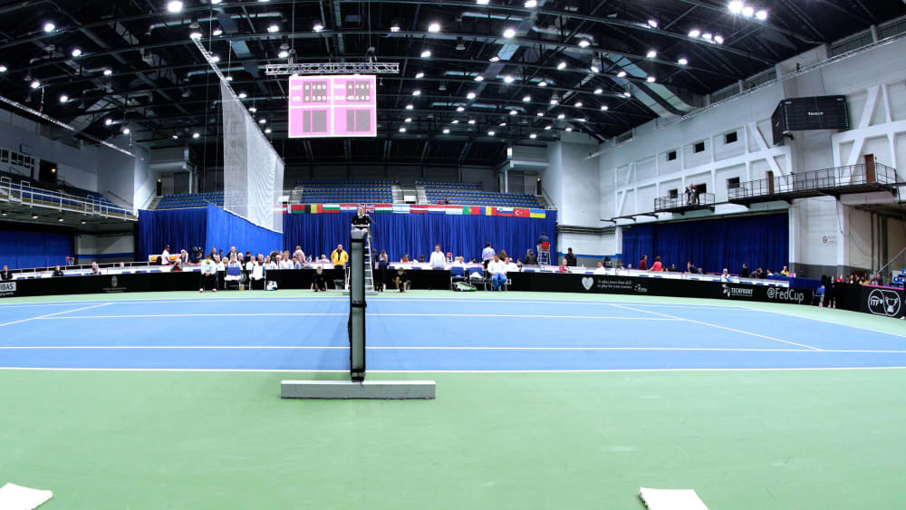 Auf den Tennispl&#228;tzen in Budapest wird im April nicht der Fed-Cup ausgetragen.