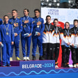Das deutsche Wasserspringer-Team wurde bei der Schwimm-EM hinter Spanien und der Ukraine Dritter.