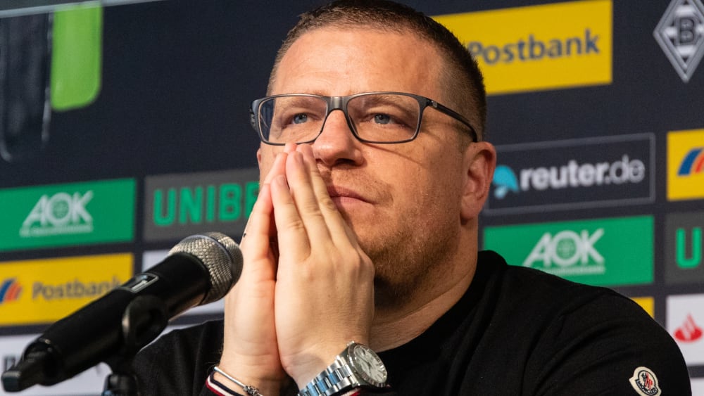 Sauer: VfL-Sportdirektor Max Eberl.