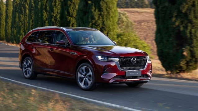 Ganz schön mächtig: Mazdas neues Topmodell CX-80.