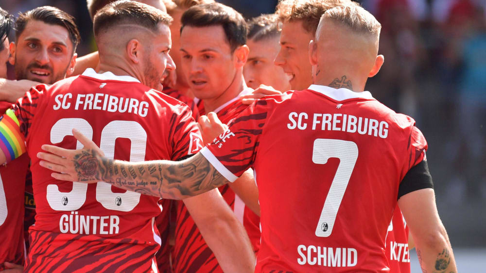 Gewannen den U-19-Pokal mit Freiburg: Christian Günter, Nicolas Höfler und Jonathan Schmid.