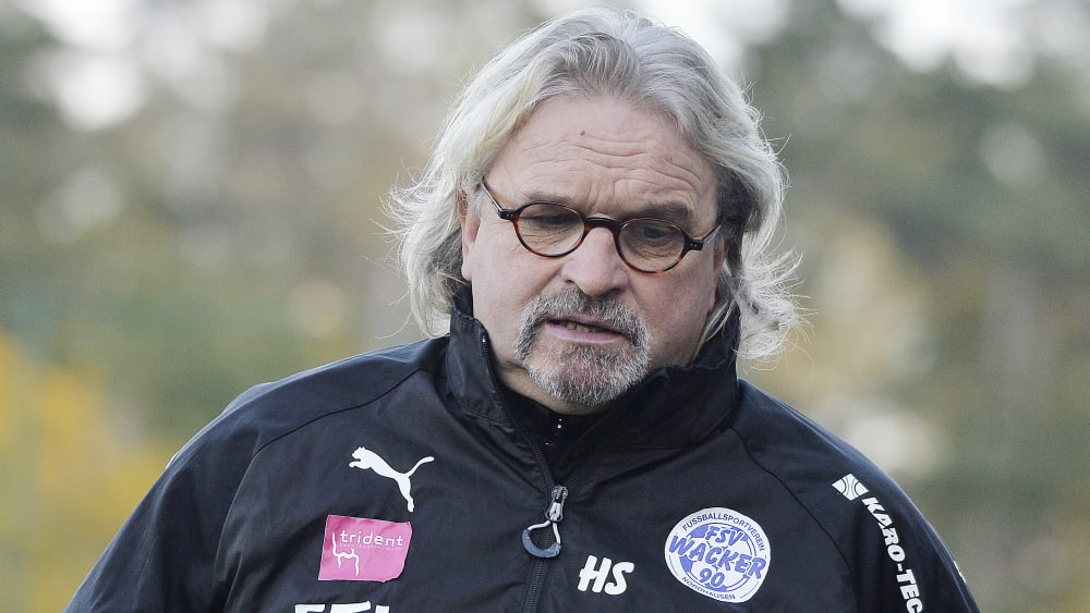 Konnte nicht zufrieden sein: Wacker-Trainer Heiko Scholz.