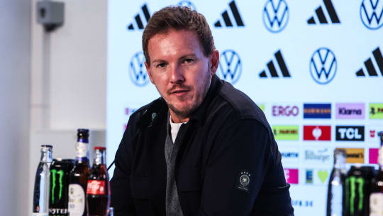 Fussball, UEFA European Qualifiers WM Qualifikation Europa Gruppe A - 7.Spieltag Deutschland - Luxemburg 10.10.2025, PreZero Arena Julian Nagelsmann (Trainer Deutschland) Sinsheim PreZero Arena Baden-Württemberg Deutschland *** Sport, Football, UEFA European Qualifiers World Cup Qualifiers Europe Group A 7 Matchday Germany Luxembourg 10 10 2025, PreZero Arena Julian Nagelsmann Coach Germany Sinsheim PreZero Arena Baden Württemberg Germany