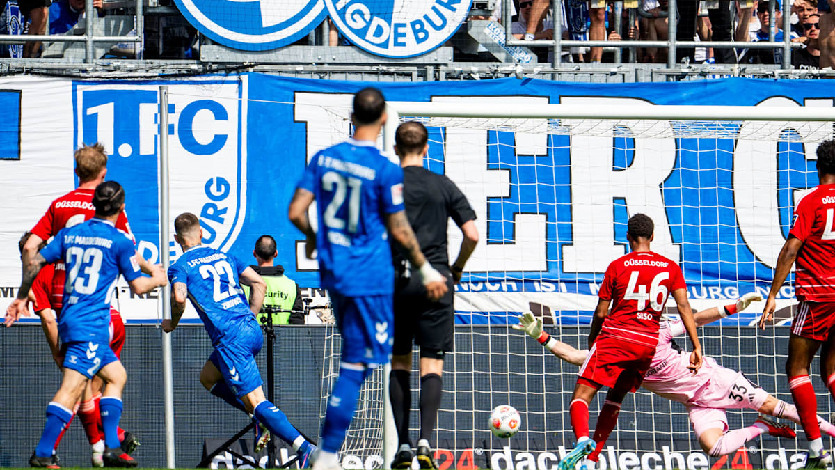Magdeburg vs Düsseldorf: 2:0 verschärft Fortuna-Krise