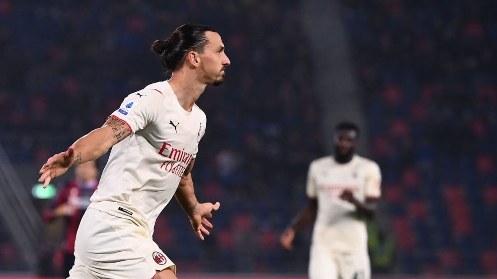 Hat zunächst Bologna bei der Aufholjagd geholfen, dann aber das 4:2 gemacht: Milan-Star Zlatan Ibrahimovic.