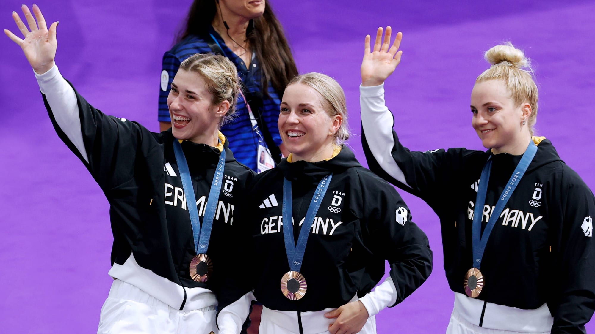 GRABOSCH Pauline, HINZE Emma und FRIEDRICH Lea