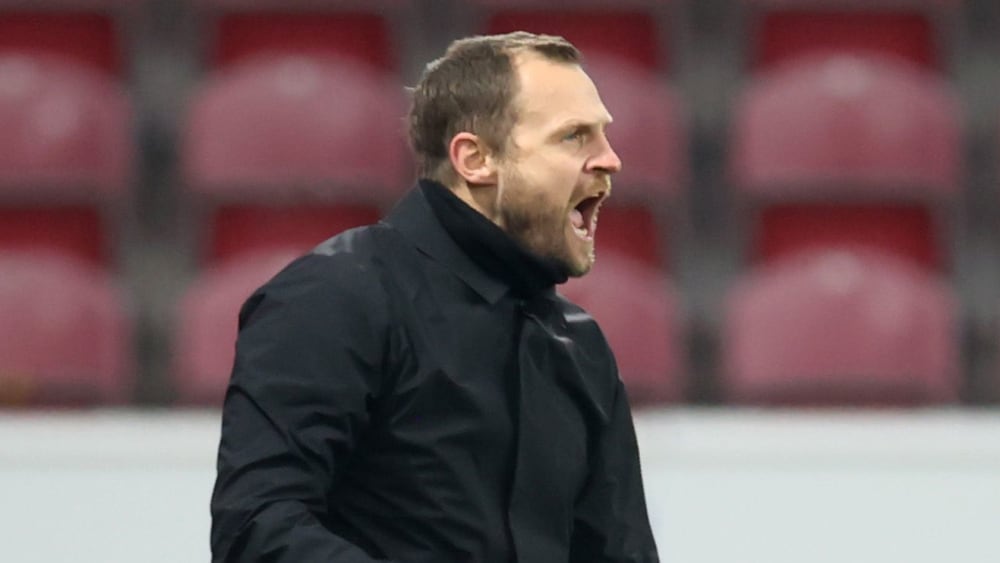 Wird sein Team in Fürth nicht coachen dürfen: Mainz-Trainer Bo Svensson.