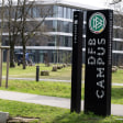 Futuristische Fußballheimat: Seit 2022 bildet der DFB-Campus an der Kennedyallee in Frankfurt am Main die Zentrale des DFB.