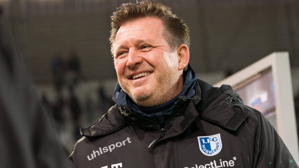 Magdeburgs Coach Christian Titz nimmt das Wort Aufstieg noch nicht in den Mund.