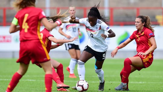 Sie konnte diesmal keine entscheidenden Impulse setzen: DFB-Stürmerin Nicole Anyomi.