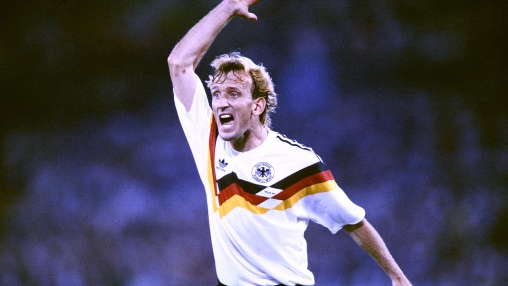 Einer der Führungsspieler der Weltmeister-Mannschaft von 1990: Finaltorschütze Andreas Brehme.