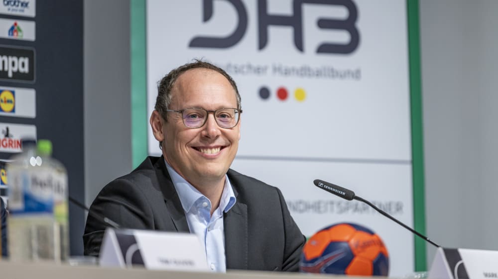 Bewerbung ist raus: DHB-Vorstandsvorsitzender Mark Schober.